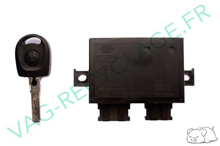Boitier Immotronic + puce 6H0953257B Golf 3 Cab Golf 4 Cab Polo 3 Transporter - Image 1