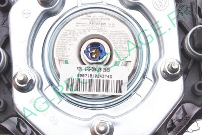 Airbag volant 1T0880201A pour Volkswagen Polo 4 phase 1 9N Touran phase 1 Fox - Image 3