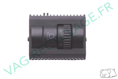 Bouton de réglage de hauteur de phares 6Q0941333B pour Polo 4 9N et 9N3 - Image 1