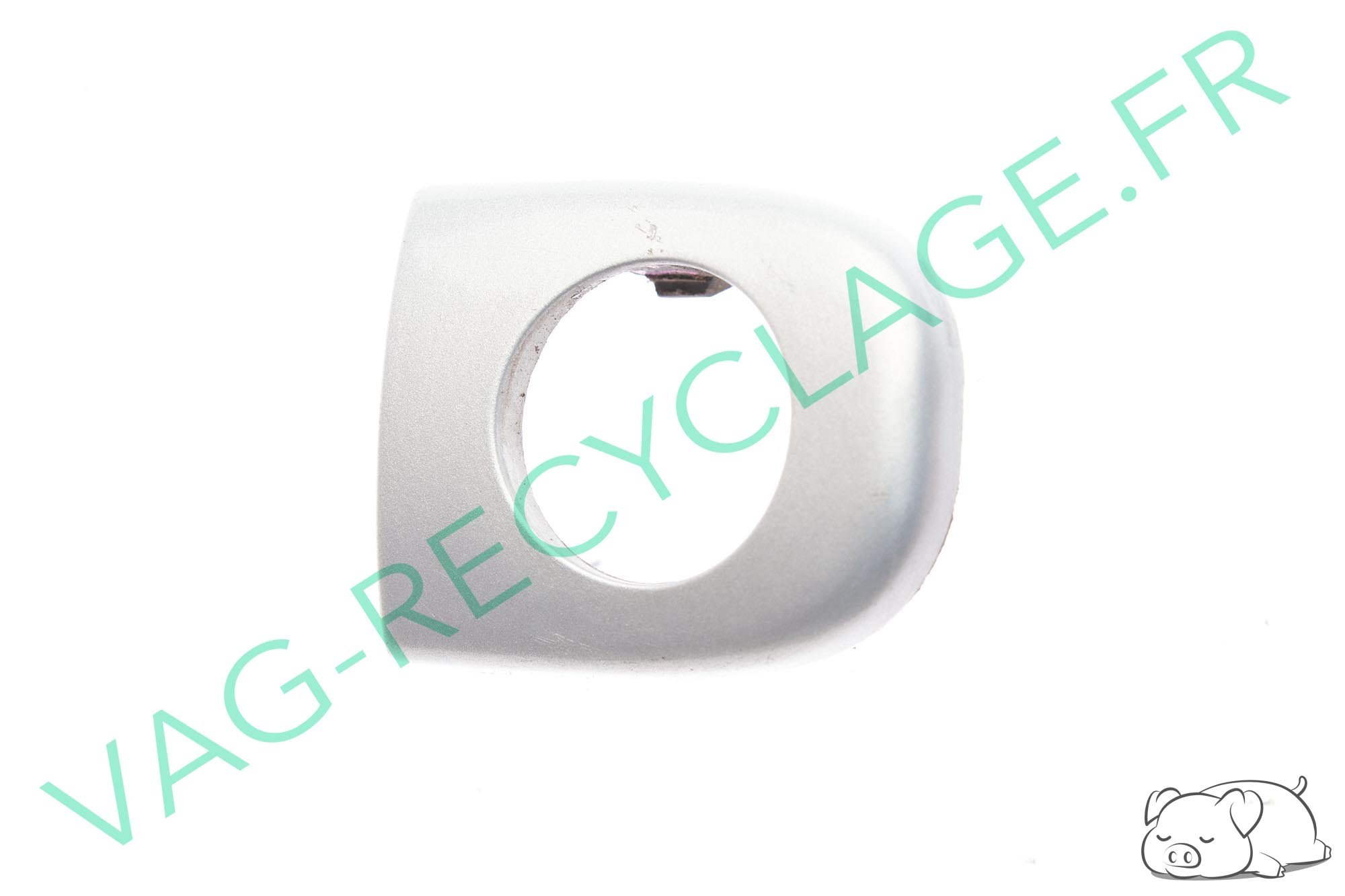 Cache poignée porte extérieure gris nacré 3B4839879 Golf 4 Bora Lupo Passat Polo - Image 1