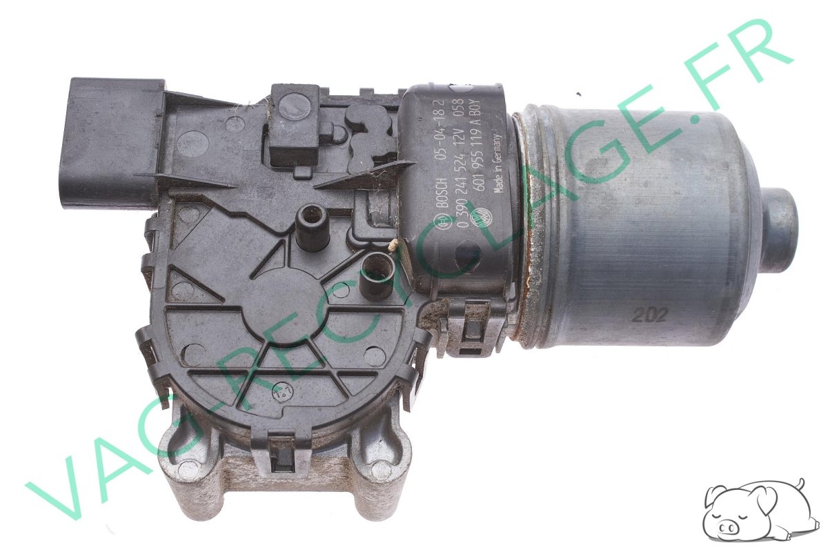 Moteur essuie-glace avant 6Q1955119A BOSCH 0390241524 pour Polo 4 9N 9N3 - Image 1
