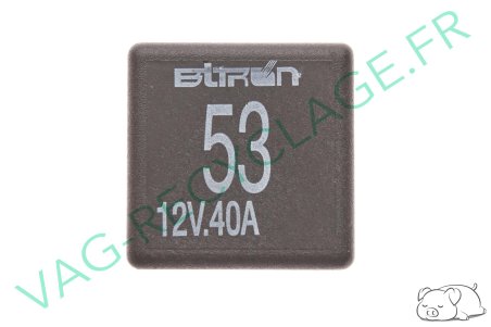 Relai N°53 141951253B 12V 40A Bitron pour divers modèles Audi Seat Volkswagen - Image 1