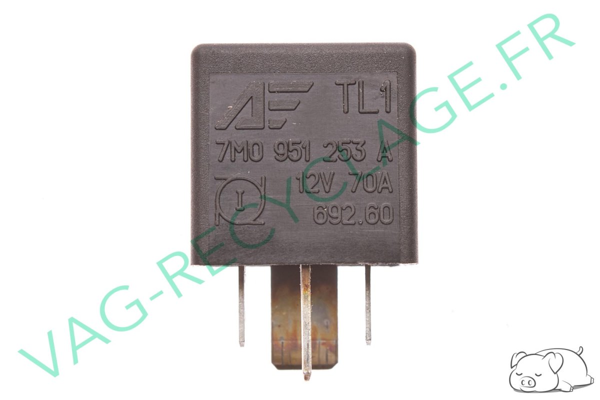 Relai N.100 70 Ampères 7M0951253A pour Volkswagen Audi Seat Skoda - Image 1