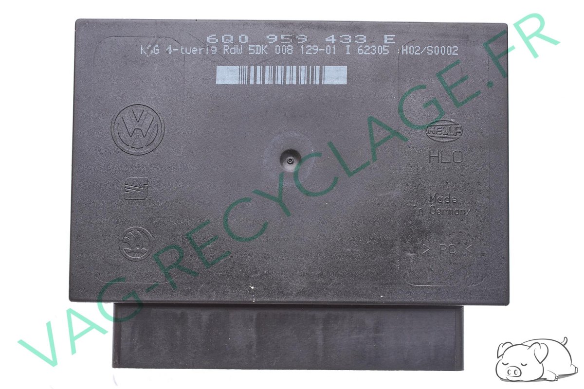 Calculateur boitier confort Hella 6Q0959433E pour Skoda Fabia 2000 - 2008 - Image 1