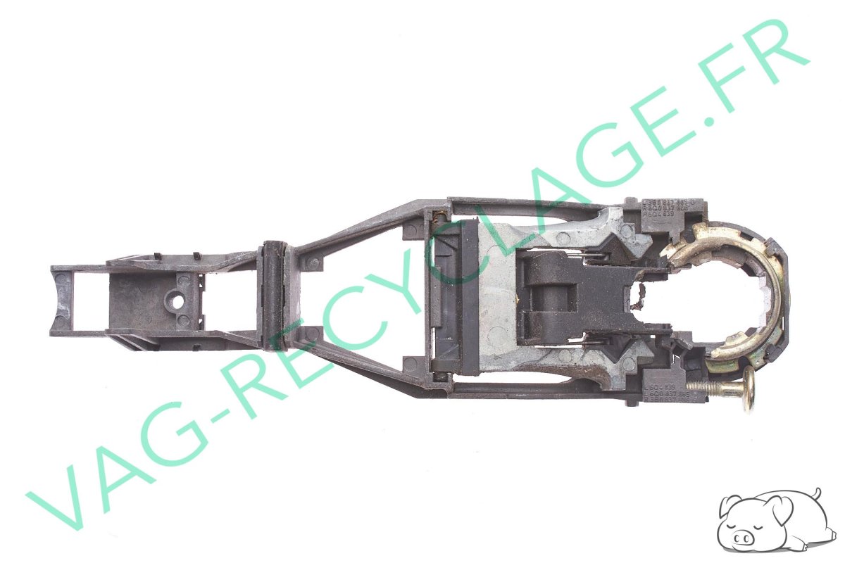Mécanisme poignée de porte extérieure gauche 6Q0837885 Polo 4 9N 9N3 et Fox - Image 1