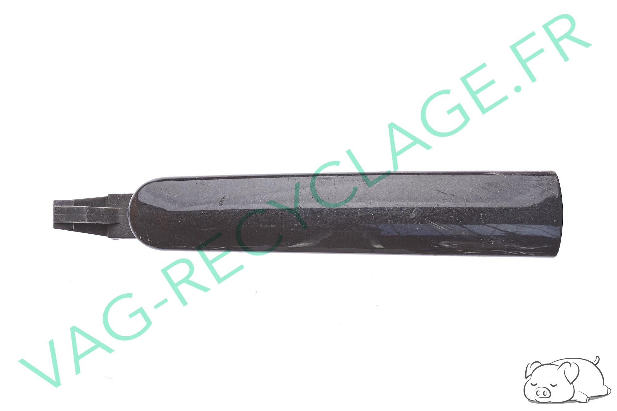 Poignée porte ext 3B0837207 Golf 4 Golf 5 Polo 4 Polo 5 Noir métalisé (moyen) - Image 1