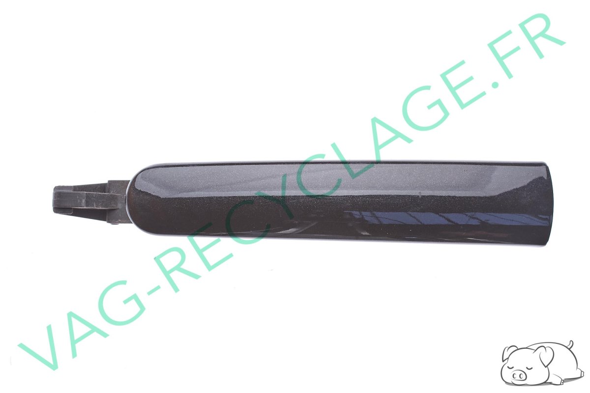 Poignée porte extérieure 3B0837207 Golf 4 Golf 5 Polo 4 Polo 5 Noir métalisé - Image 1