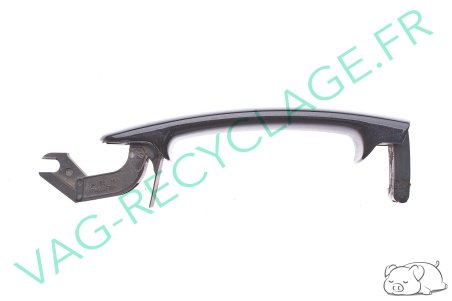 Poignée porte extérieure 3B0837207 Golf 4 Golf 5 Polo 4 Polo 5 Noir métalisé - Image 2