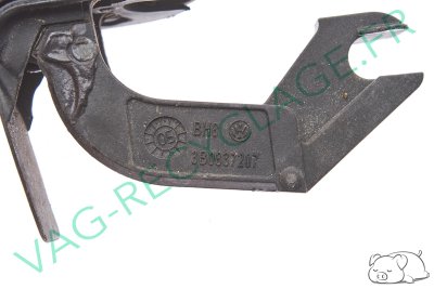 Poignée porte extérieure 3B0837207 Golf 4 Golf 5 Polo 4 Polo 5 Noir métalisé - Image 4