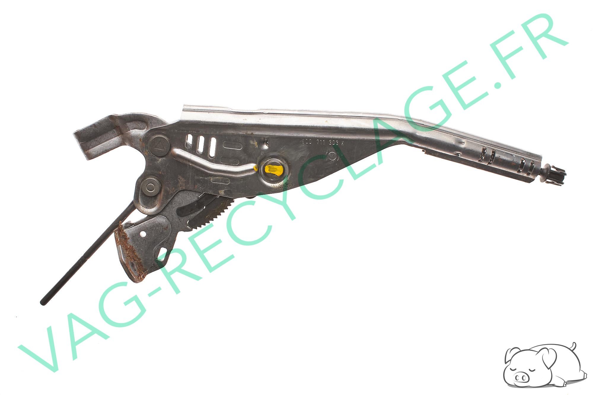 Levier de frein à main 6Q0711303K pour Polo 4 9N 9N3 avec tambours à l'arrière - Image 1