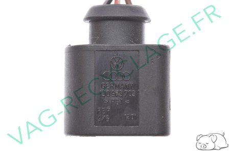 Fiche faisceau 3 pôles 1J0973703 pour Audi Seat Volkswagen Skoda - Image 2