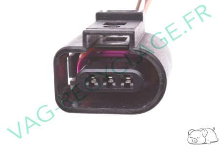 Fiche faisceau 3 pôles 1J0973703 pour Audi Seat Volkswagen Skoda - Image 3