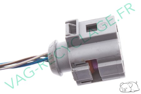 Prise vanne EGR 6 pôles 1J0973713G pour Audi Seat Skoda Volkswagen - Image 2