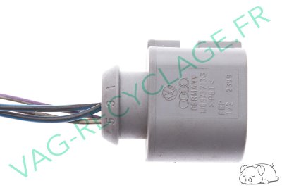 Prise vanne EGR 6 pôles 1J0973713G pour Audi Seat Skoda Volkswagen - Image 3