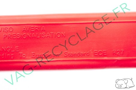 Triangle de signalisation 000093057 Golf 5 6 NewBeetle Polo 4 5 Sharan Eos - Image 7