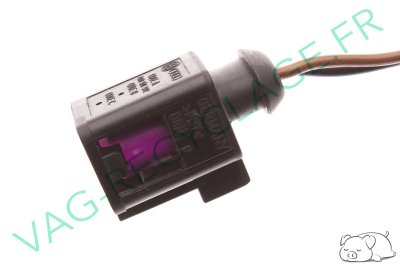 Connecteur fiche 2 broches 4D0971992 Volkswagen Audi Seat Skoda - Image 1