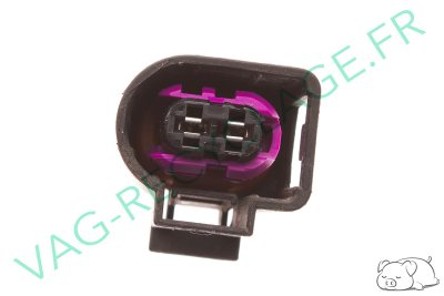 Connecteur fiche 2 broches 4D0971992 Volkswagen Audi Seat Skoda - Image 6