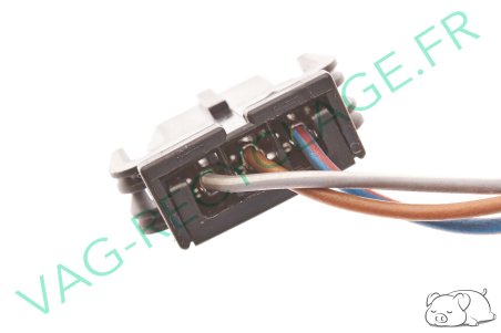 Fiche plate 3 pôles noire 893971633 pour Volkswagen Seat Skoda Audi - Image 4