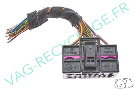 Fiche faisceau boitier confort 23 pôles 6Q0972923 pour Seat Skoda Volkswagen - Image 1