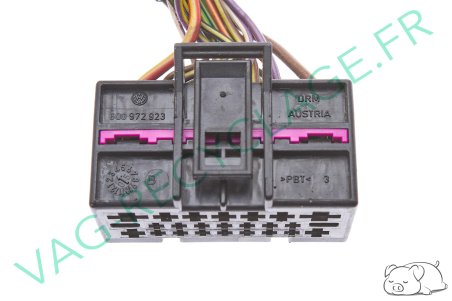 Fiche faisceau boitier confort 23 pôles 6Q0972923 pour Seat Skoda Volkswagen - Image 2