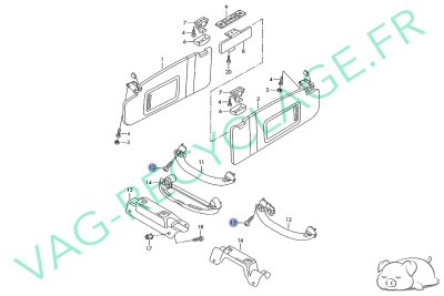 Vis poignée maintient 4.8x32 N10657001 Fox Golf 6 NewBeetleTransporter Polo 4 - Image 3
