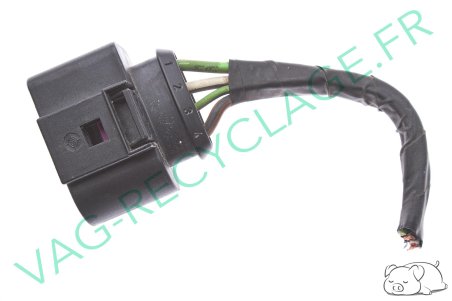 Fiche faisceau 4 pôles 1J0973724 pour Audi Seat Volkswagen Skoda - Image 1