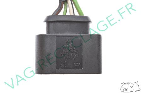 Fiche faisceau 4 pôles 1J0973724 pour Audi Seat Volkswagen Skoda - Image 2