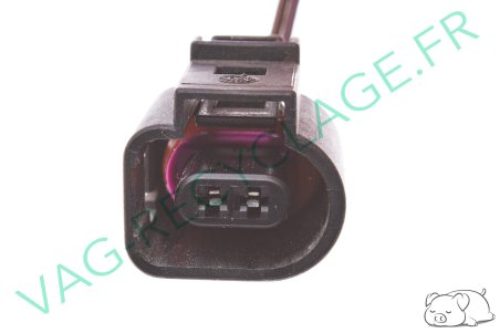 Fiche faisceau 2 pôles 1J0973702 pour Audi Seat Volkswagen Skoda - Image 3