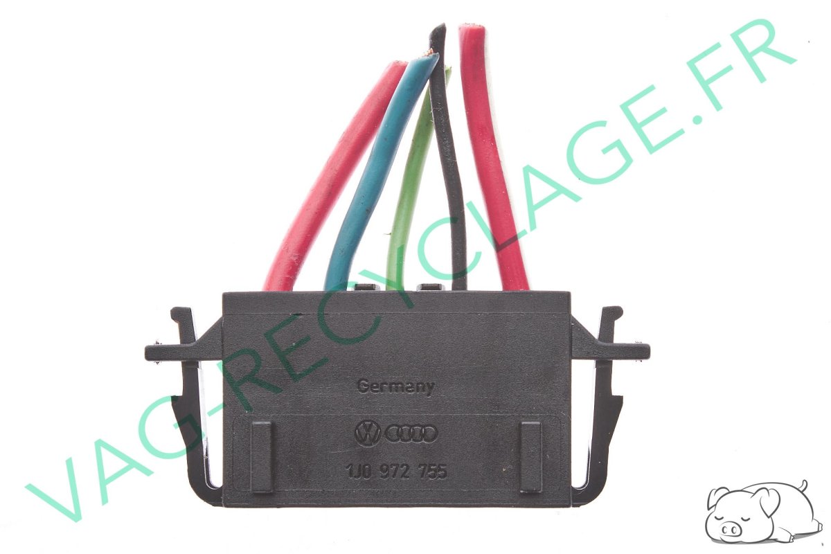 Fiche faisceau commande ventillation 1J0972755 pour Audi Seat Skoda Volkswagen - Image 1