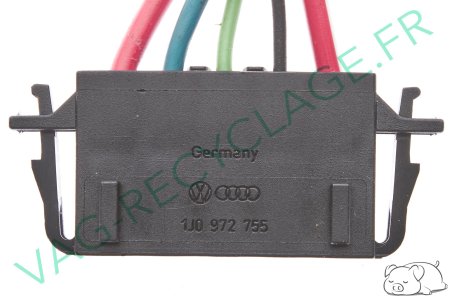 Fiche faisceau commande ventillation 1J0972755 pour Audi Seat Skoda Volkswagen - Image 2