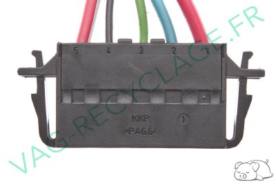 Fiche faisceau commande ventillation 1J0972755 pour Audi Seat Skoda Volkswagen - Image 3