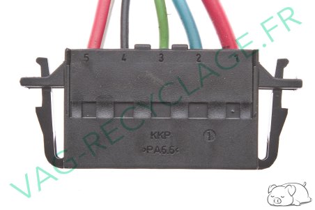 Fiche faisceau commande ventillation 1J0972755 pour Audi Seat Skoda Volkswagen - Image 3