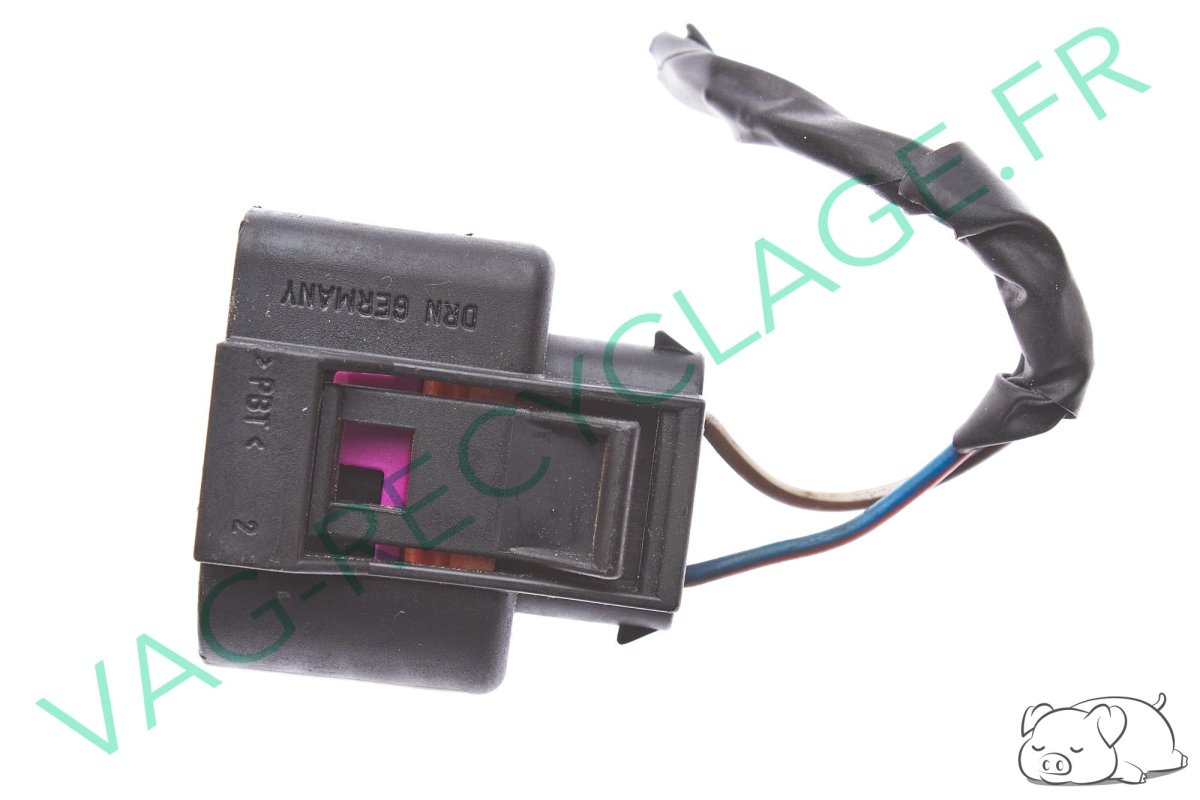 Fiche 2 pôles sonde de niveau d'eau 1J0973202 pour Audi Seat Skoda Volkswagen - Image 1