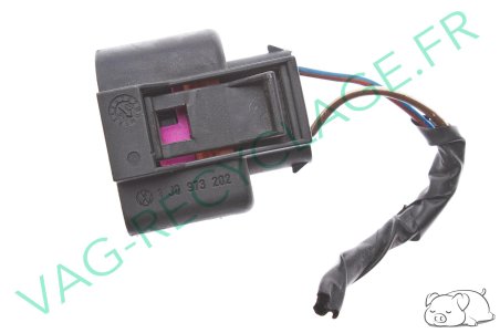 Fiche 2 pôles sonde de niveau d'eau 1J0973202 pour Audi Seat Skoda Volkswagen - Image 2