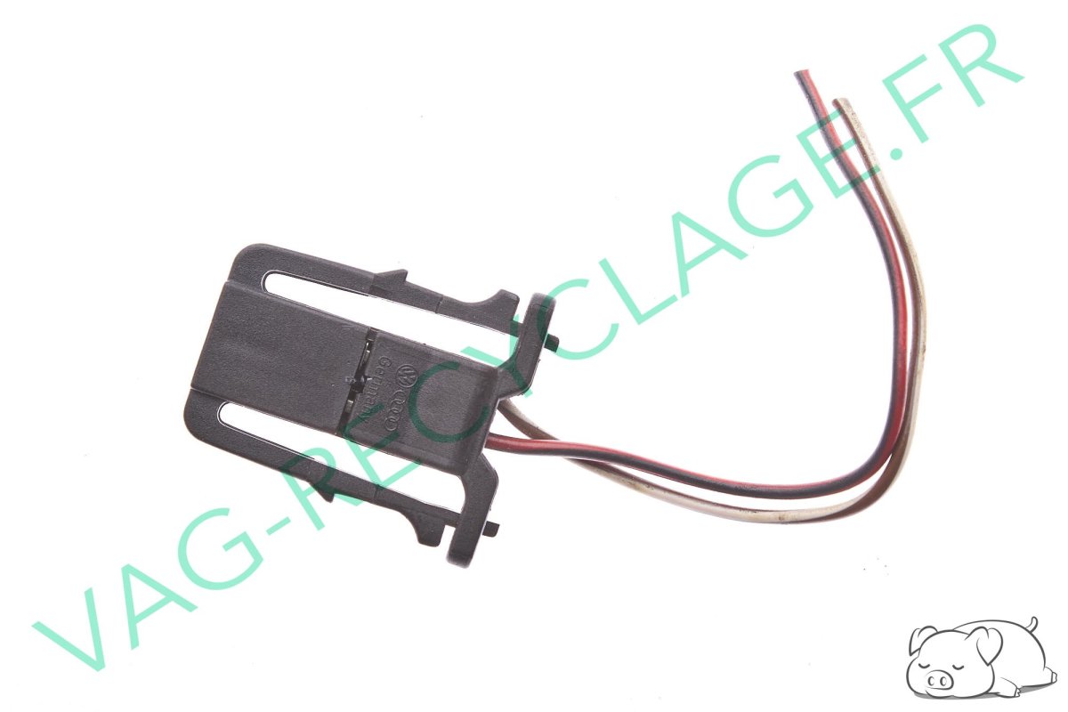 Fiche faisceau 2 pôles 1J0971972 pour Audi Seat Skoda Volkswagen - Image 1