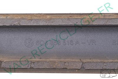 Baguette porte avant droite 6Q4853516A pour Polo 4 9N 9N3 4 portes Noir métal - Image 5