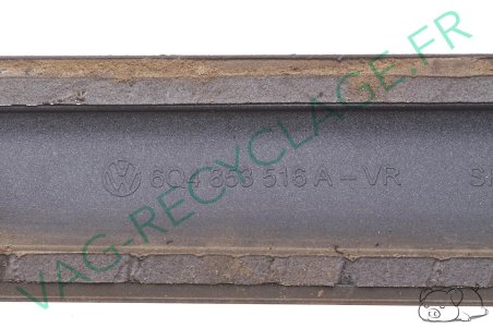Baguette porte avant droite 6Q4853516A pour Polo 4 9N 9N3 4 portes Noir métal - Image 5