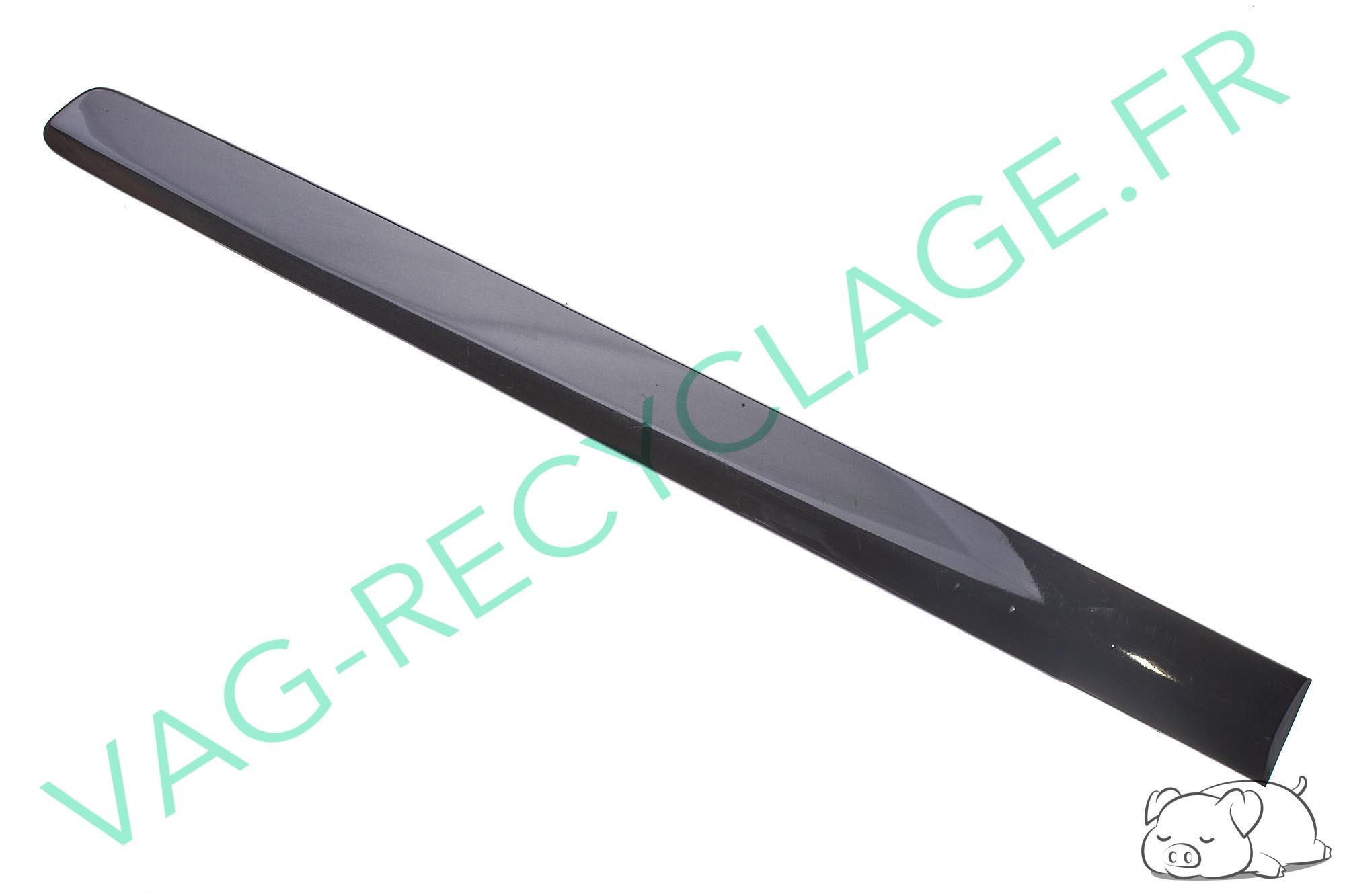 Baguette porte arrière gauche 6Q4853753A Polo 4 9N 9N3 4 portes Noir métal - Image 1