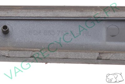Baguette porte arrière gauche 6Q4853753A Polo 4 9N 9N3 4 portes Noir métal - Image 3