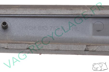 Baguette porte arrière gauche 6Q4853753A Polo 4 9N 9N3 4 portes Noir métal - Image 3