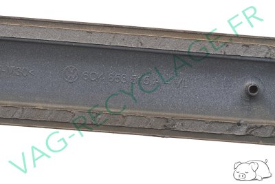 Baguette porte avant gauche 6Q4853515A pour Polo 4 9N 9N3 4 portes Noir métal - Image 5