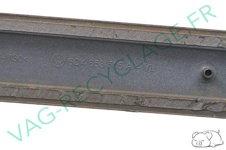 Baguette porte avant gauche 6Q4853515A pour Polo 4 9N 9N3 4 portes Noir métal - Image 5