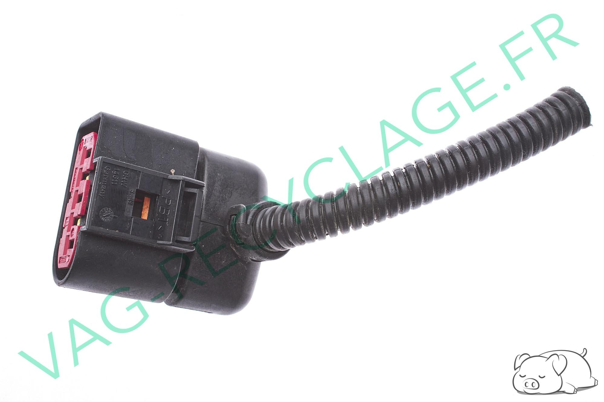 Fiche faisceau débit-mètre 5 pôles 1J0973775A pour Audi Seat Volkswagen Skoda - Image 1