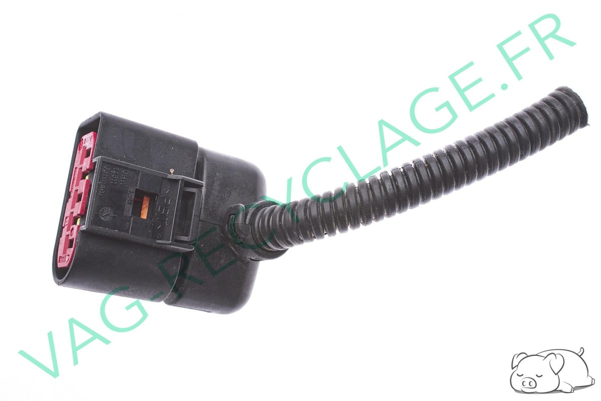Fiche faisceau débit-mètre 5 pôles 1J0973775A pour Audi Seat Volkswagen Skoda - Image 1