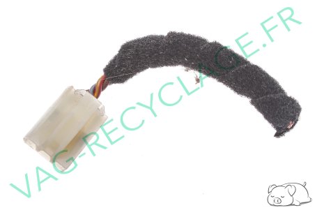 Fiche faisceau allume-cigare 3 pôles 1J0919321 pour Audi Seat Skoda Volkswagen - Image 1