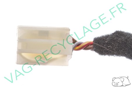 Fiche faisceau allume-cigare 3 pôles 1J0919321 pour Audi Seat Skoda Volkswagen - Image 2