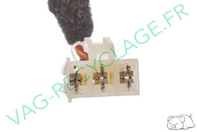 Fiche faisceau allume-cigare 3 pôles 1J0919321 pour Audi Seat Skoda Volkswagen - Image 6