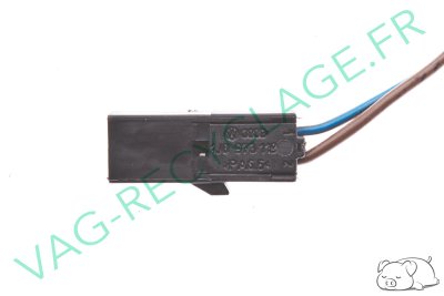 Fiche faisceau 2 pôles 1J0973119 divers modèles Audi Seat Skoda Volkswagen - Image 3