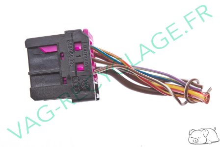 Fiche moteur vitre électrique 6Q0959383 pour Transporter T5 et Polo 4 9N 9N3 - Image 2