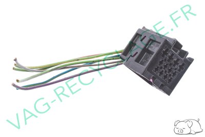 Fiche faisceau boitier confort 12 pôles 6Q0972883 pour Seat Skoda Volkswagen - Image 1